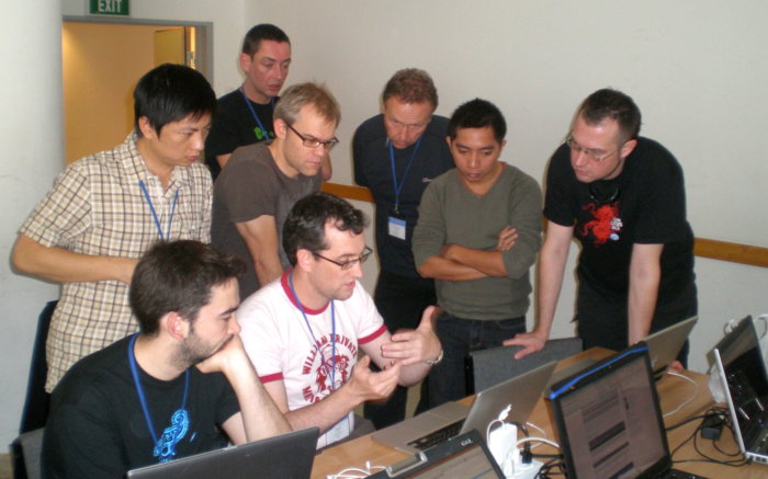Plone Video Sprint 2009, Budapest. The geeks geekout to enhance the Plone content management systems video toolset.