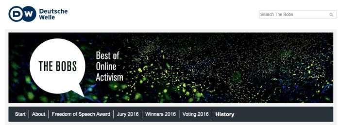 The Deutsche Welle International Blog Awards - The BOBs