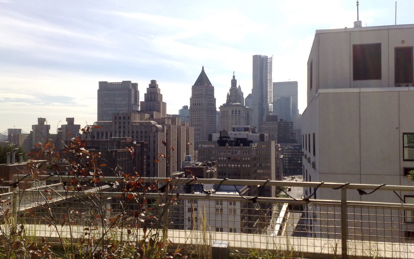 The view from the event venue