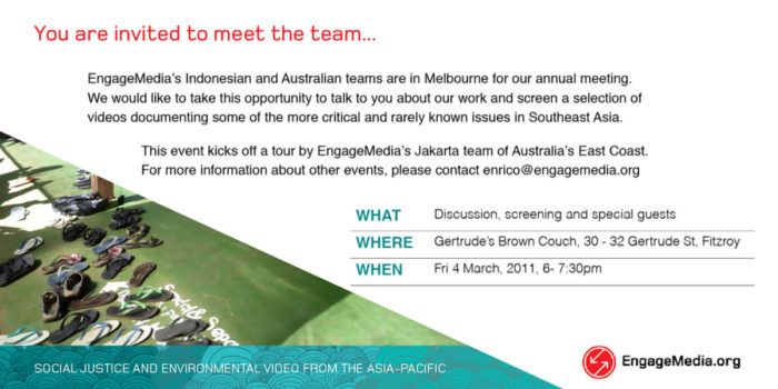 EM- Invitation March 4, 2011, Melbourne, Australia