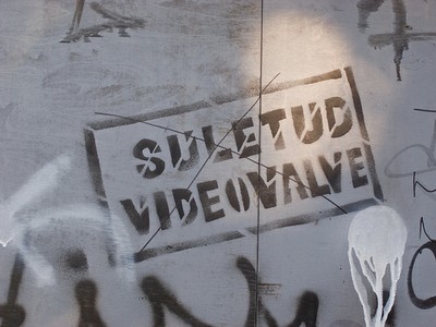 Video surveillance sign, Tallinn, Sweden. (Photo by Hans Põldoja, CC BY)