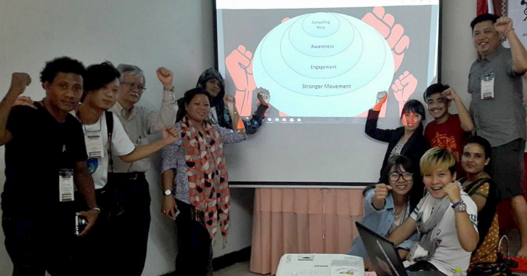 v4c-sea-2b Network Building at the Southeast Asia Video for Change Forum