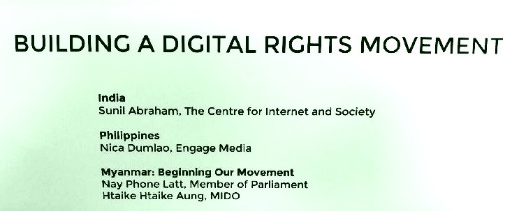 digirightsmovement Launching a Digital Rights Agenda for Myanmar