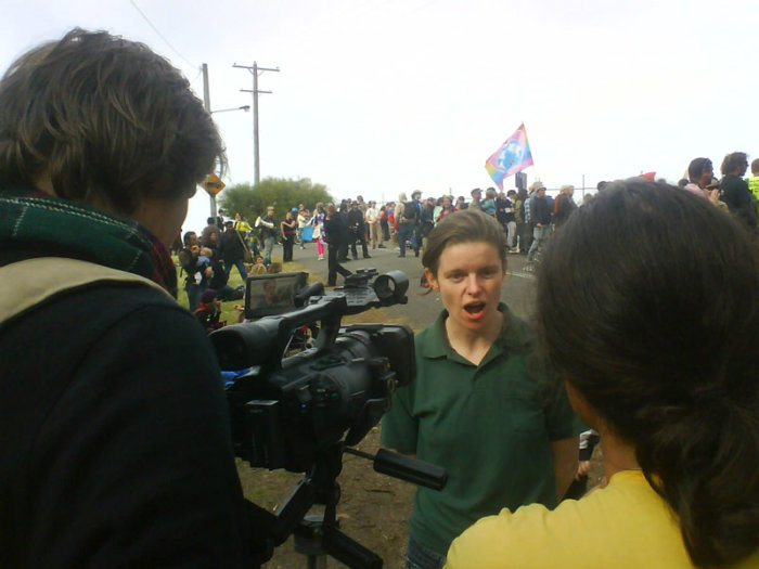 Independent Media at Climate Camp Australia 2008