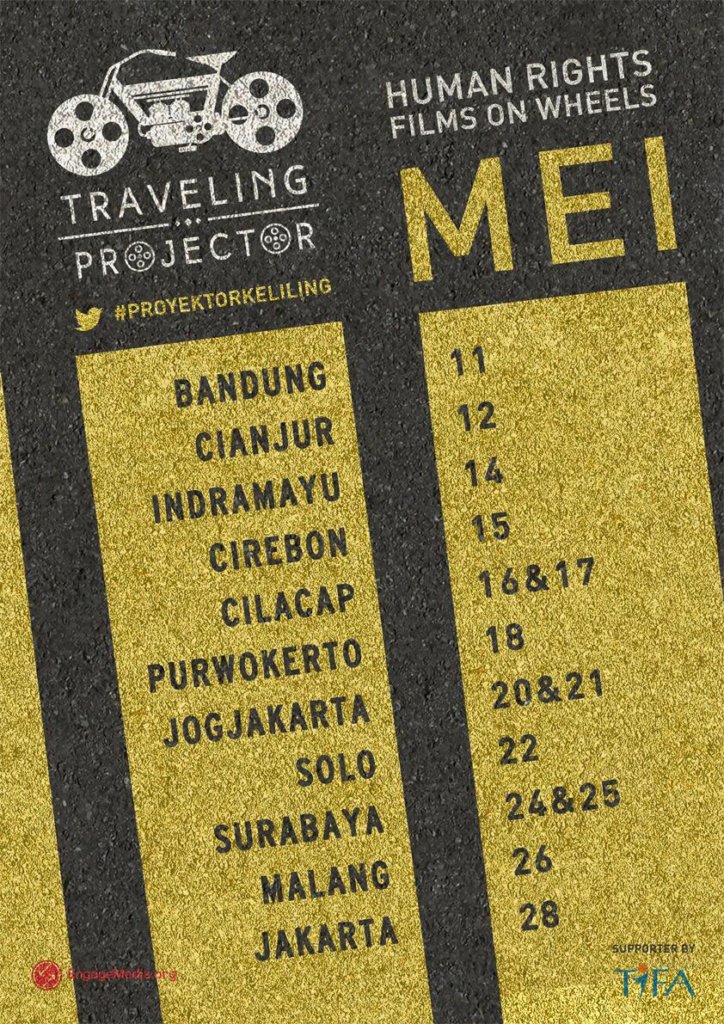Traveling Projector schedule