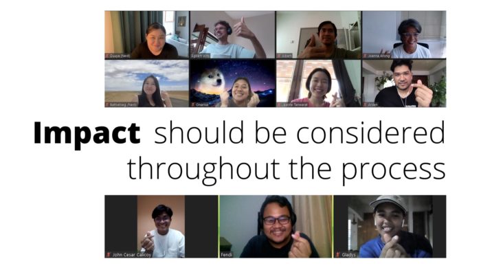 Still from Impact Lab Session#10, discussing Impact Evaluation.